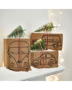 Christmas gift wrapping paper Box